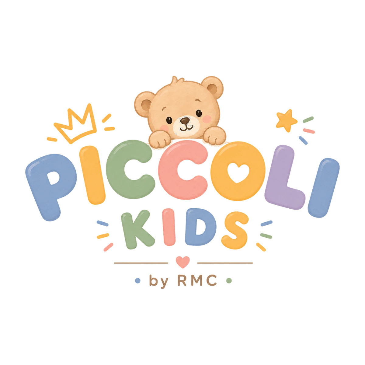 PICCOLI KIDS by RMC — шарено лого со мече